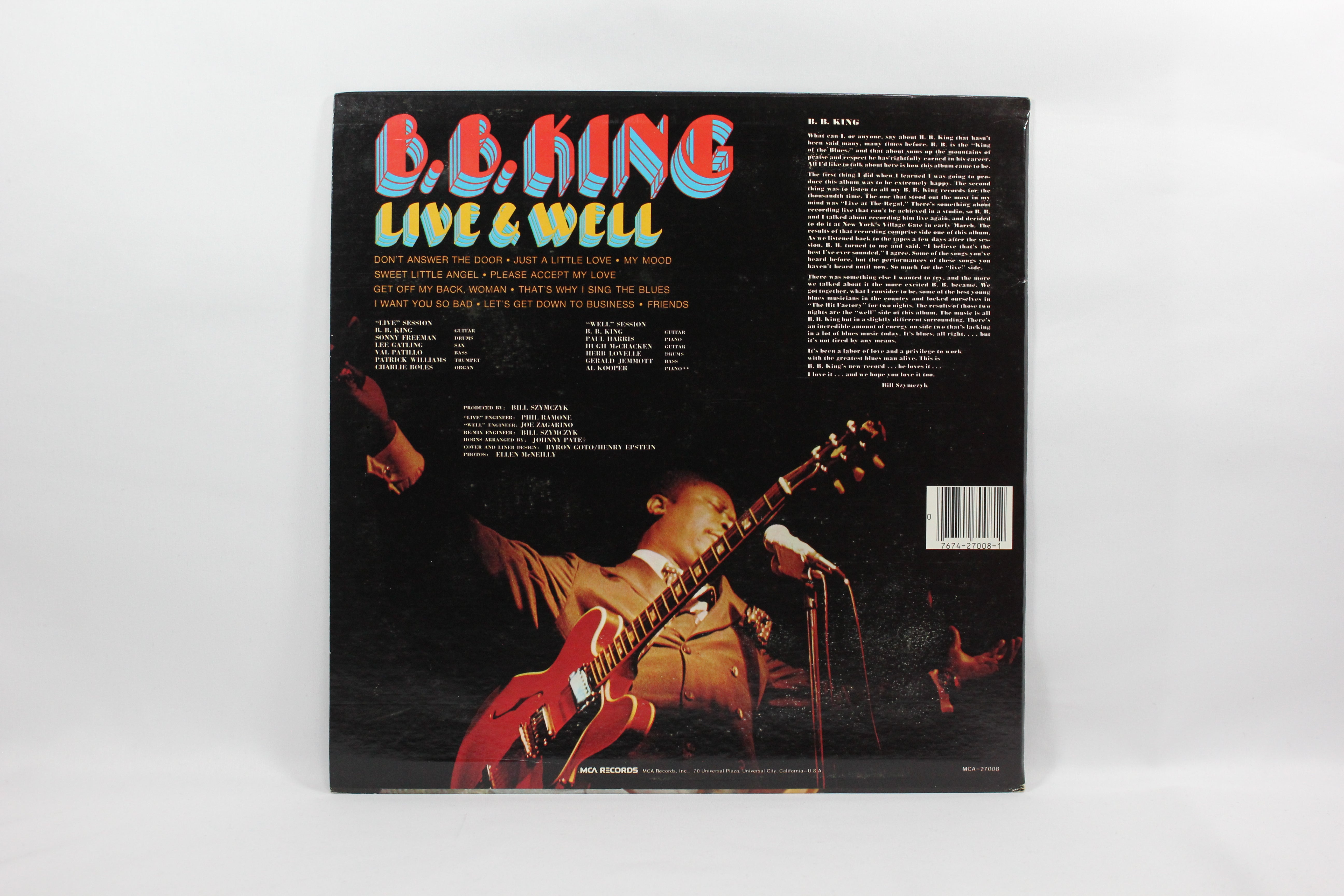 B.B King "LIVE & WELL"